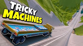 ESSA LADEIRA É UM POUCO ÍNGRIME DEMAIS! Tricky Machines screenshot 4