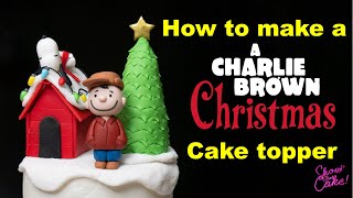 How To Make a Charlie Brown Christmas Snoopy Cake Topper | #Charlie_Brown's_Christmas_Collab