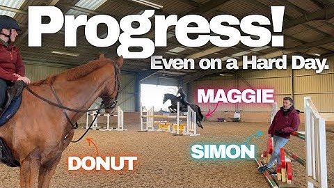 Great Training, Tough Headspace | Maggie & Donut’s Best Work Yet! 🐴✨