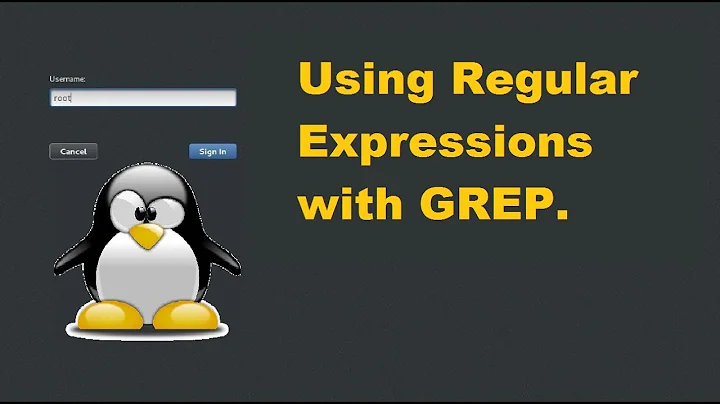 Using regular Expressions with  GREP in Linux