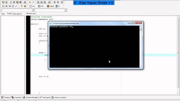 C++ Dersleri   6   if else Yapısı Örnekleri