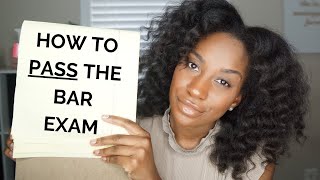 HOW TO PASS THE BAR EXAM | applying, preparing, planning | the legal tea | Kameron Monet