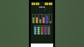 Ball Sort Puzzle level-40 #trending #SHORT