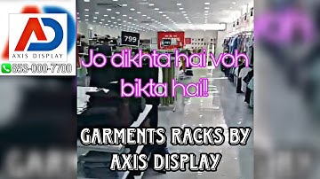 Garments Full Size Shop by Axis Display Racks