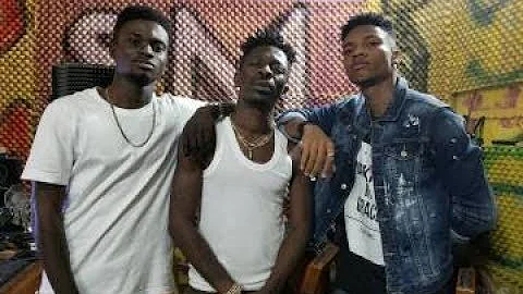 Shatta Wale studio session with Kuame Eugene & Kidi