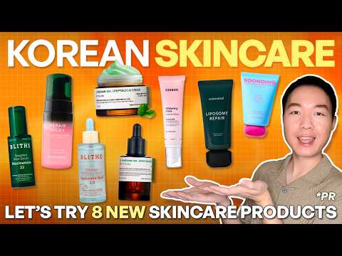 Try 8 NEW Korean Skincare with Me / not Medicube, Anua, Purito, VT Reedle (oily sensitive skin)