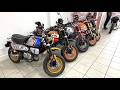 Honda 125 Monkey Bikes.