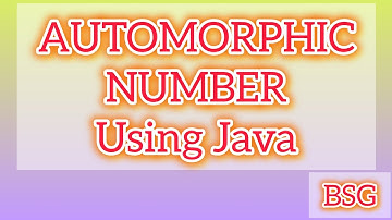 AUTOMORPHIC NUMBER IN JAVA USING LOOP