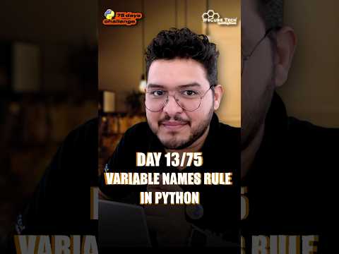 Variables in PYTHON