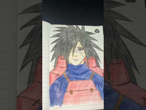 Madara Uchiha drawing Next ||#anime #art #viral #drawing #jujutsukaisen #naruto #viral #shorts
