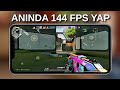 VALORANT MOBİLE 1 DAKİKADA 144 FPS YAP ÇOK KOLAY!!!