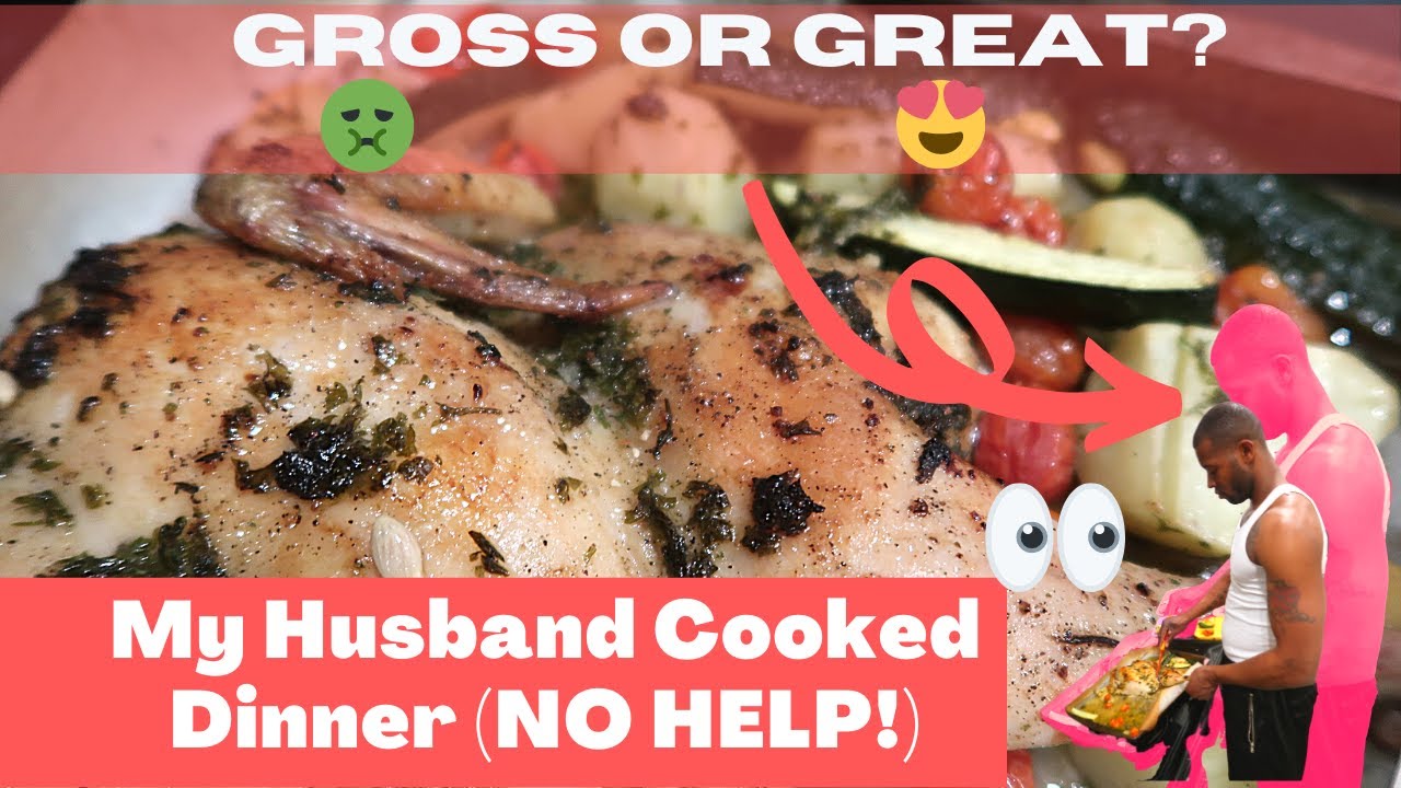 HUSBAND COOKING FOR WIFE // By Himself // GROSS OR GREAT // Natasha