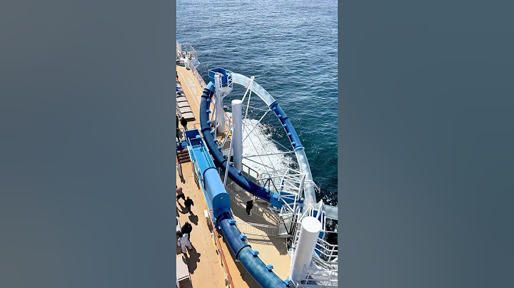 Looping waterslide gone WRONG 💦🛳 / #shorts #waterslide #cruiseship #adrenaline