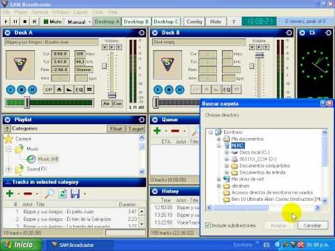 como instalar sam broadcaster pro