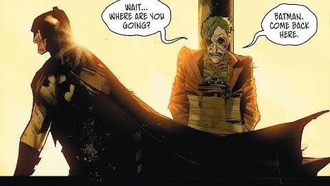 Batman Finally Lets Joker Die