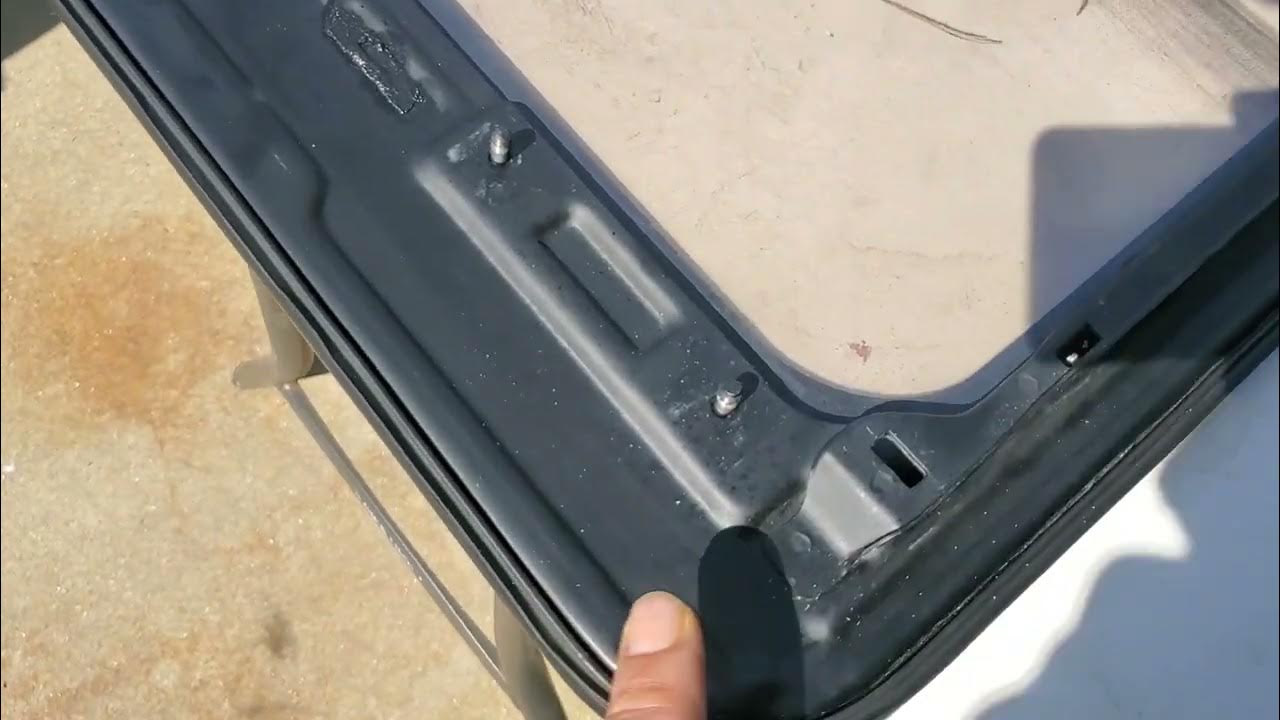 80 series Land Cruiser sunroof repair, inner tube repair, not