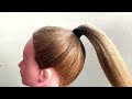 Beautiful Hairstyles For Party || High Bun Hairstyle For Medium Hair || Easy Donut BUN Hairstyle