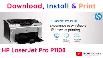 HP LaserJet Pro P1108 Printer Drivers | Download, Install, Configure and Test Print | Step by Step