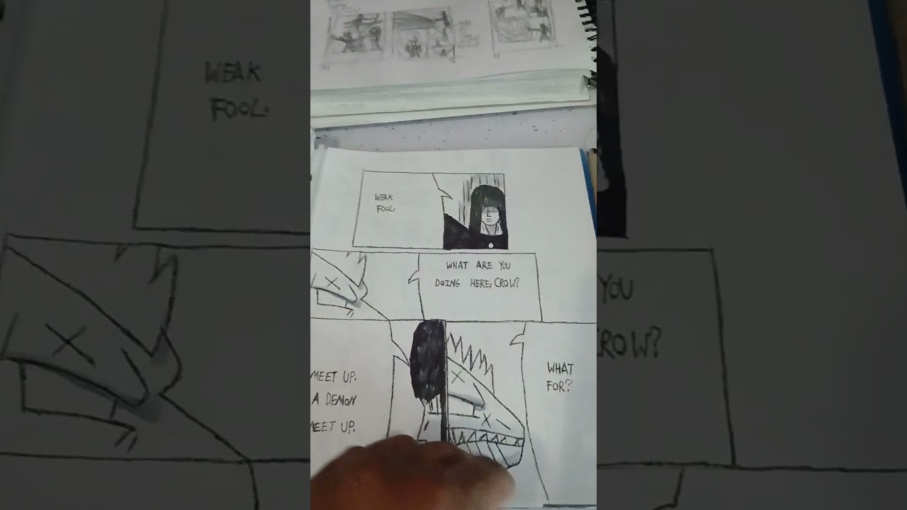 A threatening peacock demon.