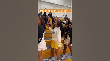 This cheer is fun✨ #cheerleading #cheerleader #highschoolbasketball #highschoolsports #basketball