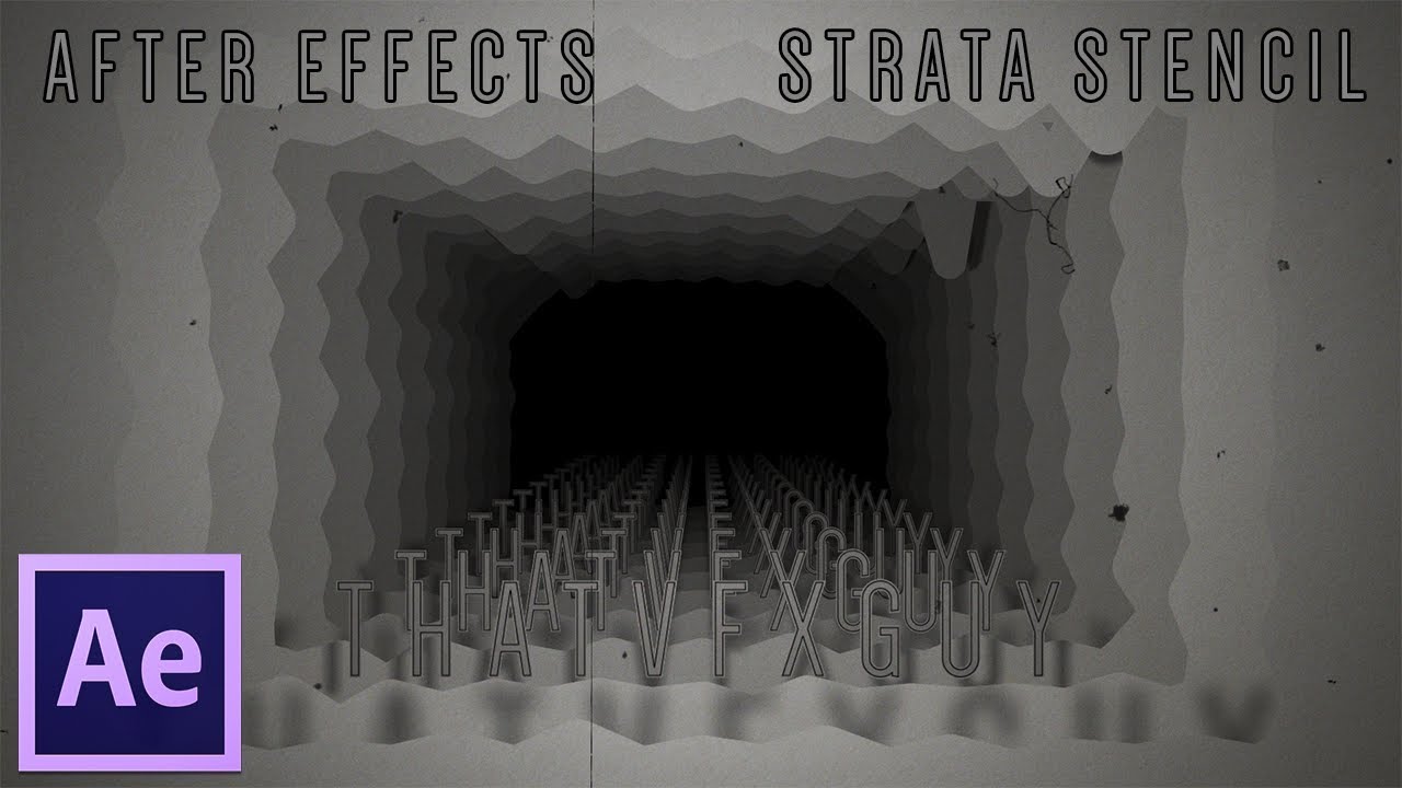 Strata Effects After Effects | Strata-Stencil - YouTube