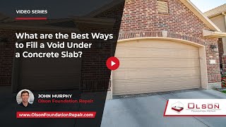 Famous What are the Best Ways to Fill a Void Under a Concrete Slab? | Olson Foundation Repair Net Worth