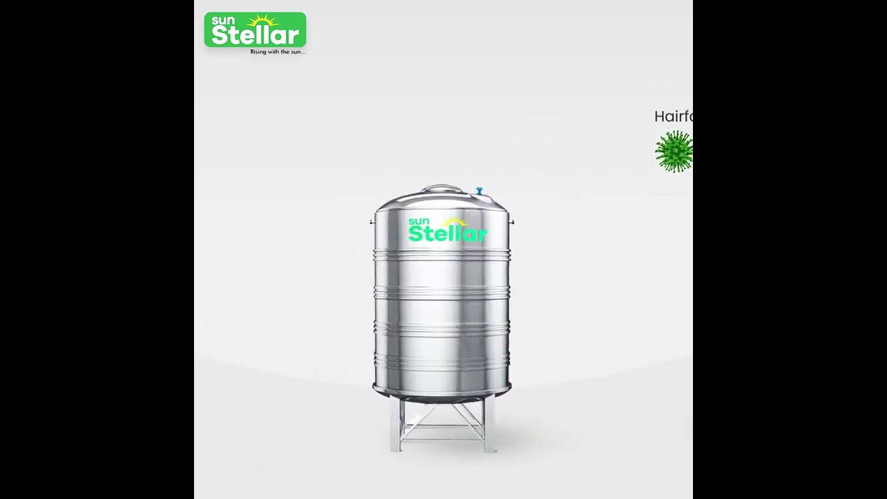 Sun Stellar stainless steel water tanks