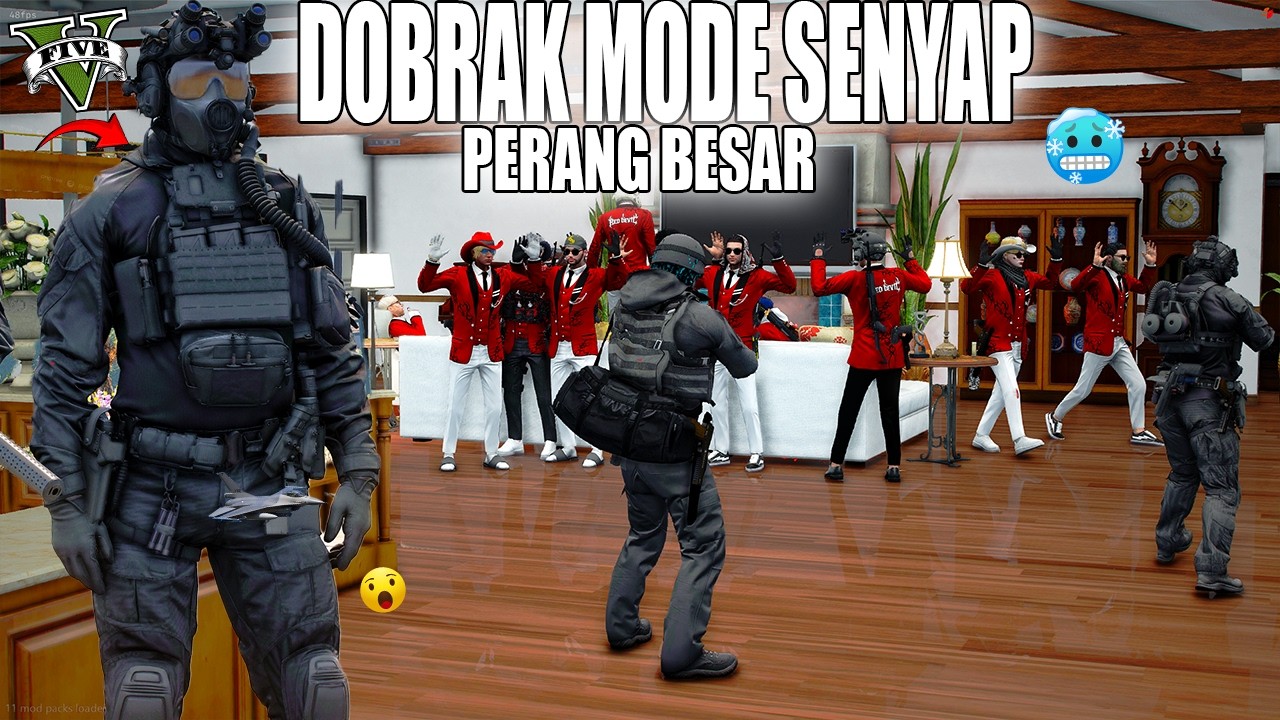 DOBRAK PENGHANCUR !! MENGHABISI SEMUA ANAK BUAH MAFIA TERBESAR DAN TERKEJAM DIKOTA !! GTA 5 ROLEPLAY