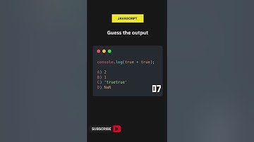 Test Your Javascript Knowledge: MCQ #98