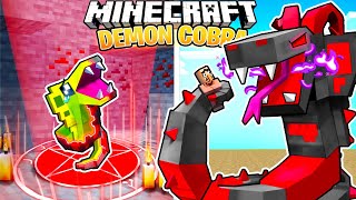 I Survived 100 Days as a  DEMON COBRA in HARDCORE Minecraft!