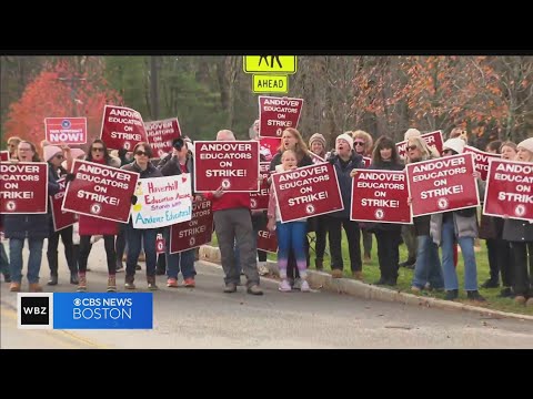 Andover schools closed as teachers go on strike for first time in 30 years