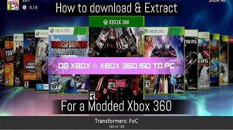 How to download & extract OG Xbox & Xbox 360 ISO files for a RGH3 Xbox 360, 2025