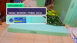 kasur inoac nomor 1 tebal 15cm busa inoac asli eon D23 ukuran 200x180x15