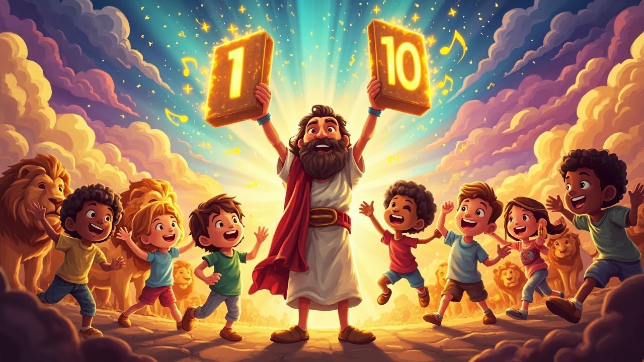 Ten Big Rules! 🎵 | The Ten Commandments Song for Kids | Fun Bible Song ...