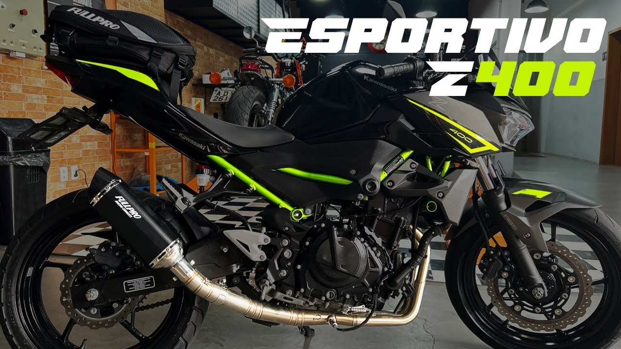 Escape Esportivo Z400 Ninja 400 Fullpro