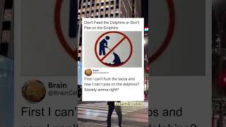 Bro Really Looked at This Sign and Chose Violence