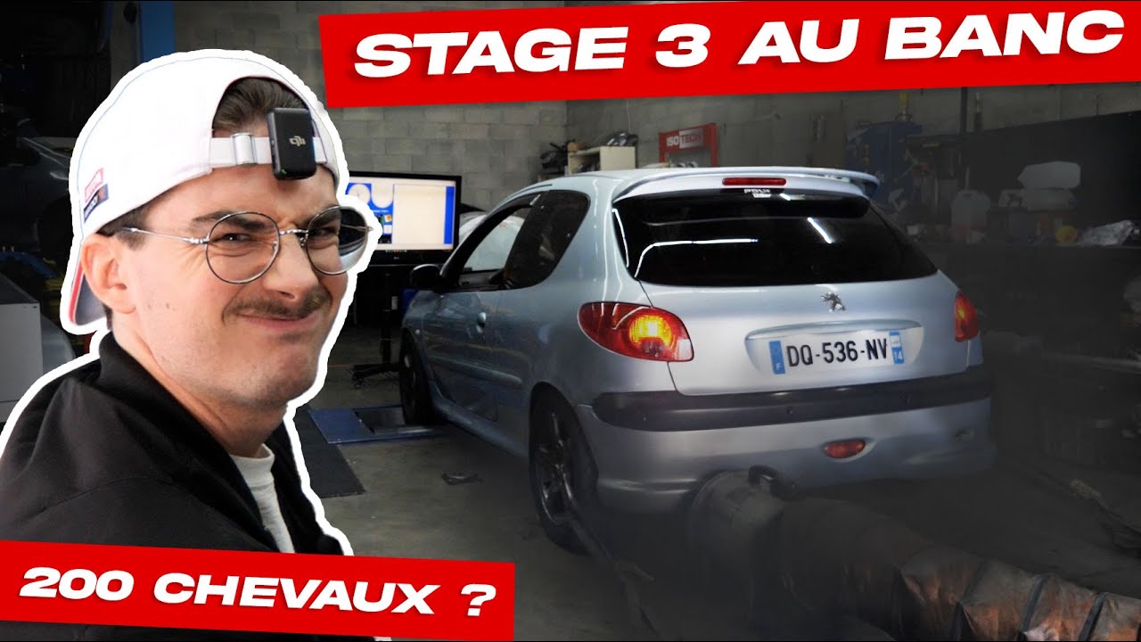 JE PASSE MA 206 HDI STAGE 3 AU BANC 