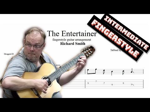 The Entertainer TAB (Richard Smith) fingerstyle guitar tabs (PDF + Guitar Pro)