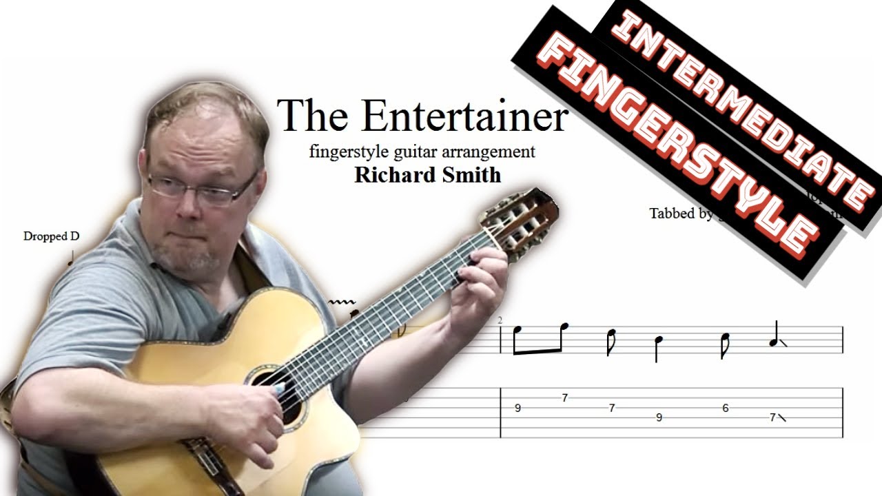 The Entertainer fingerstyle TAB (PDF) Richard Smith