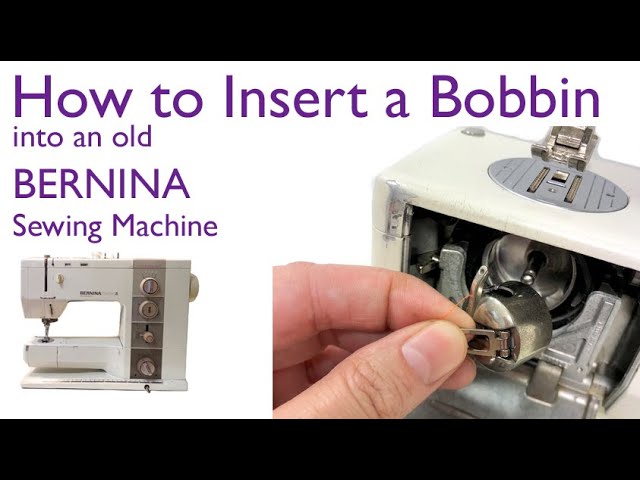 How to insert a Bobbin into a Sewing Machine: Bernina 930 