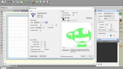 VinylCut 5 Software Single Color Mode How You Able to Trace an Image, Step by Step Video
