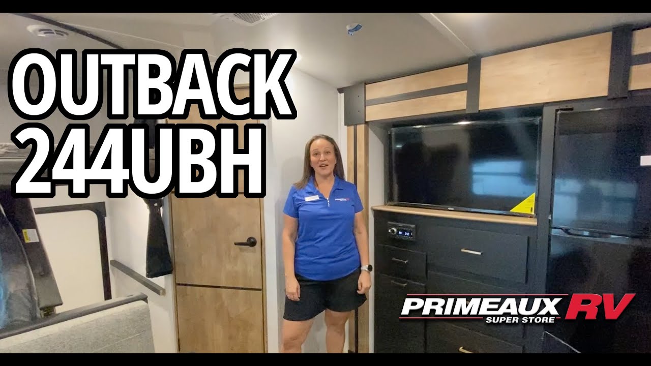 2022 Outback 244UBH - Walk Thru with Daphne - Primeaux RV - YouTube
