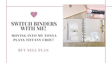 Switch Binders with Me! I moved into my Tiffany Croc