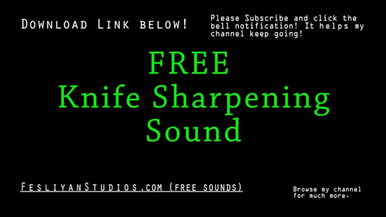 Free Knife Sharpening Sound Effects Mp3 Download - roblox knife sound