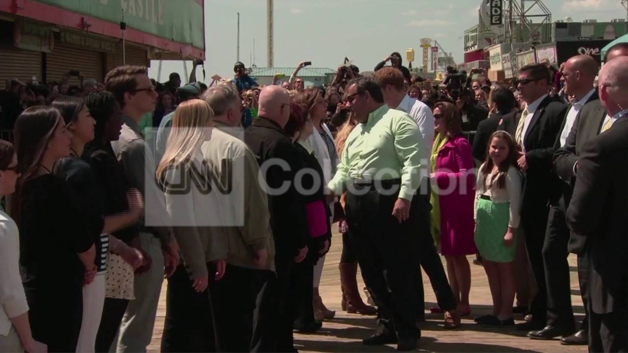 NJ:PRINCE HARRY W CHRISTIE IN SEASIDE HEIGHTS