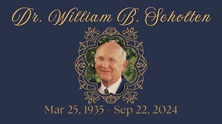 Memorial Service for Bill Scholten