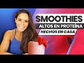 3 BATIDOS PARA HACER EN CASA : ALTOS EN PROTEÍNA PARA AUMENTAR MASA MUSCULAR 100% NATURALES