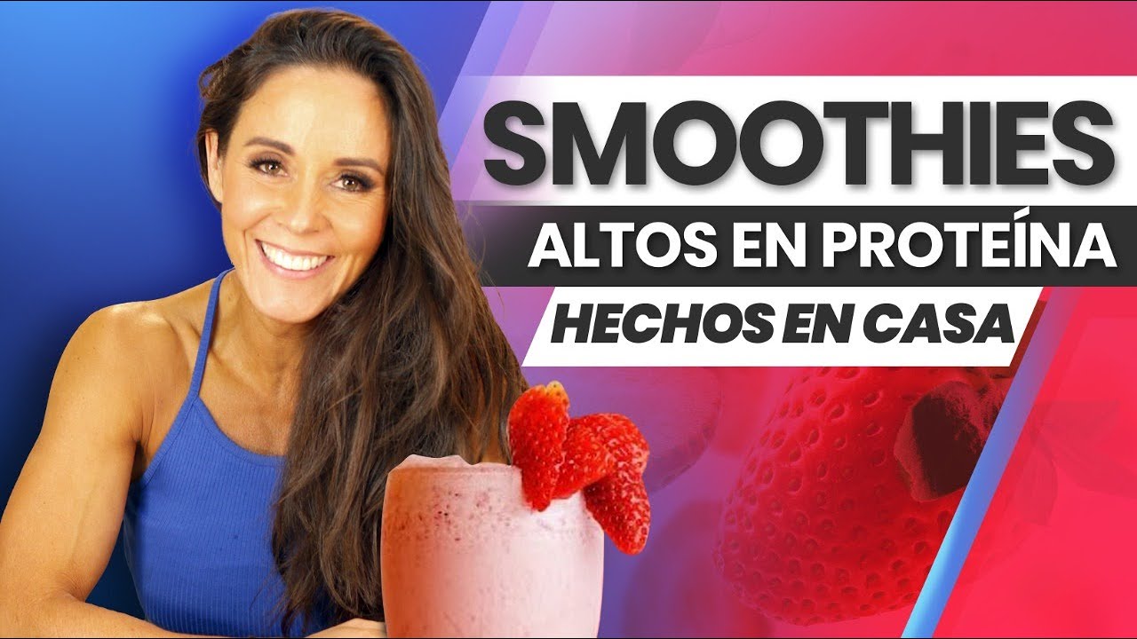 3 BATIDOS PARA HACER EN CASA : ALTOS EN PROTEÍNA PARA AUMENTAR MASA MUSCULAR 100% NATURALES