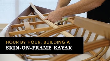 Building a skin-on-frame F1 kayak, hour by hour
