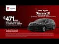 Toyota Sienna 06/09/2026 7514977